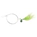 Sea Striker FK02-C Fluke Killers Fishing Lure, Chartreuse Tail, Silver/Chartreuse Blade