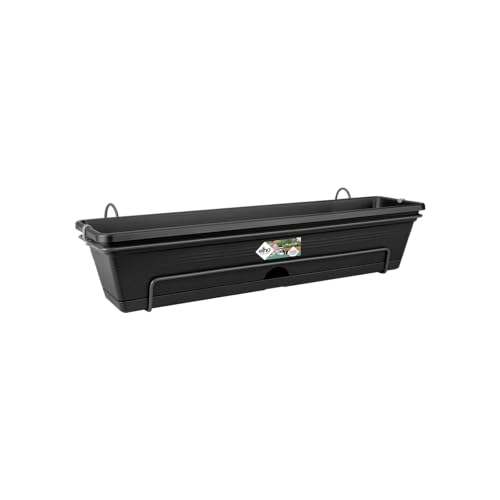 elho Green Basics Balkonkasten Allin 1 70cm - Living Schwarz