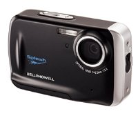 Bell Howell Splash WP5 Waterproof 12 MP Digital Camera with 5X Zoom 2.7 LCD Smile Shutter 2GB SD - Black