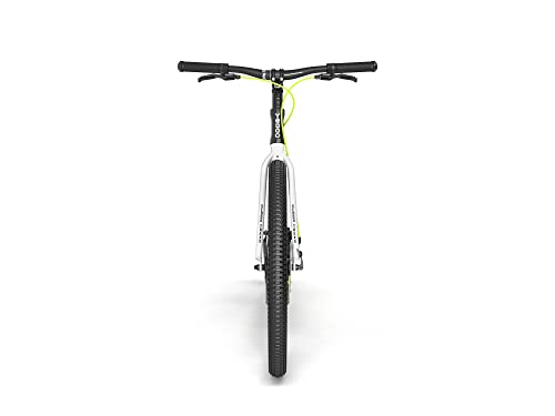 Yedoo Trexx Disc Tretroller - bis 150 kg, mit Luftreifen 26/20 - Offroad Scooter für Erwachsene, Dogscooter aus Aluminiumlegierung mit Scheibenbremsen und verstellbarem Lenker, Gewicht 9,1 kg schwarz