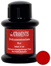 Document Red Handmade Premium Fountain Pen Bottled Ink