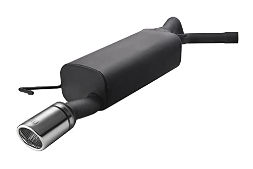 Silencieux sport compatible avec Audi TT 8N Cabrio 1.8T 150HP 163HP 180HP 190HP 1998 1999 2000 2001 2002 2003 2004 2005 2006 Silencieux en acier noir à pointe...