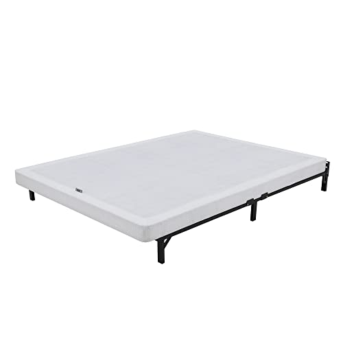 Image of Hercules Instant Folding Mattress Foundation Low Profile 4-Inch Box Spring Replacement, Queen