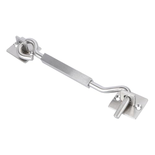 Operitacx Gancio Antivento in Acciaio Inox 20 Cm, Gancio Per Finestra e Porta Da Fienile, Supporto Resistente Per Cancello e Persiane, Fissaggio Stabile Per Usi Esterni e Interni