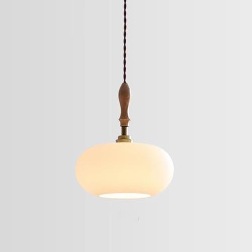 Lustre en laiton massif et verre blanc pour décoration raffinée