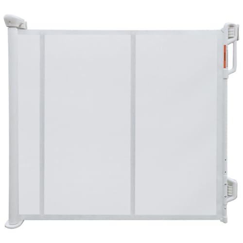 Porte de sécurité pour bébé rétractable/Porte en Filet pour Chien, Convient pour Une Utilisation intérieure et extérieure, s'étend jusqu'à 55