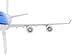 TANG DYNASTY(TM 1:400 16cm B747-400 KLM Metal Airplane Model Plane Toy Plane Model