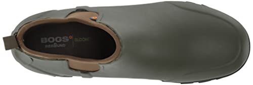 Bogs Mens Sauvie Slip On Boot, Olive, Size 7 #TOP4