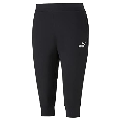 Puma Damen ESS Capri Sweatpants TR Jogginghose, Black, XL