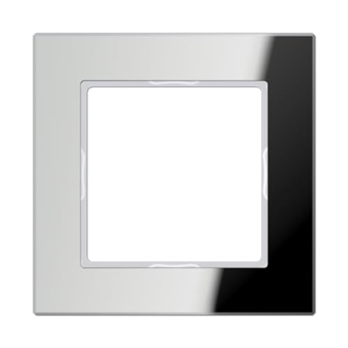 Jung Rahmen Glas 1fach Serie A Creation Silber, 1 Stück, AC 581 GL SI