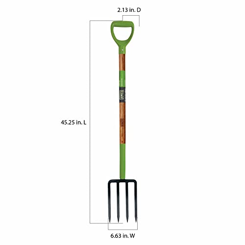 Fork de jardín AMES 4 púas forjado miniatura 5