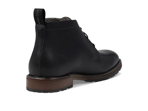 Cole Haan Cole Haan Mens Berkshire Lug Chukka Boot, Black/Truffle Water Resistant, 10-M US