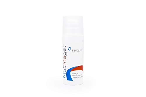 sanguvit Mubinagel Sportgel zum Einmassieren in die Haut - Mit Glucosamin, Chondroitin, MSM (Methylsulfonylmethan) und Arnika (50 ml) Cover