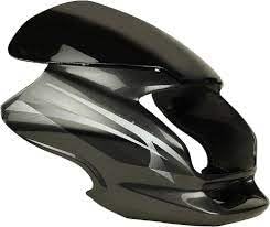 TAWAR ENTREPRISE Front Visor for Super Splendor New Model (Grey)