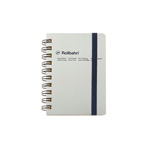 Cahier Rollbahn Delfonics Or carnet de notes quadrillé à spirale - 6