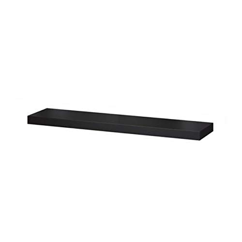 IKEA 701.591.00 - Estante de pared (43 1/4 x 10 1/4 pulgadas), color negro y marrón