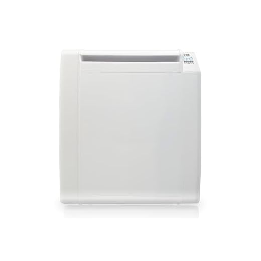 HJM AMC1000 Emisor térmico cerámico Bajo Consumo | Programable | Pantalla LCD | 1000 W | Blanco, 230 V