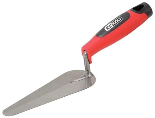 KS Tools 144.0232 Truelle langue chat lame acier manche bi-composant 140 mm -