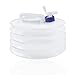 bidons d'eau pliables de 10 l,Seau d’eau Pliable,Bidon Pliant Portable avec Robinet, Pour le camping, la randonnée, la pêche, l'escalade, le pique-nique, le barbecue, les voyages et l'extérieur