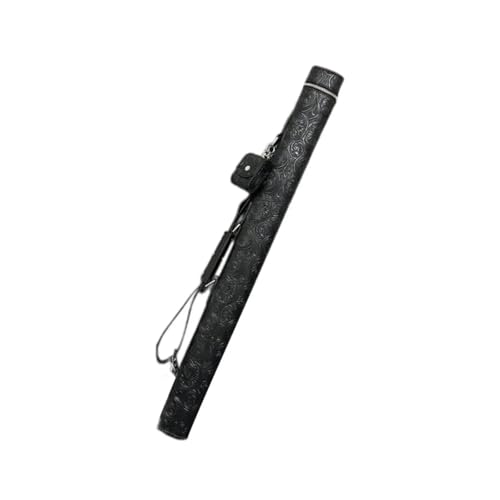 JBJYGSG Étui de Transport for bâtons Billard, 2 Trous, léger, Compact, Professionnel, Portable, Fermeture éclair(Black)