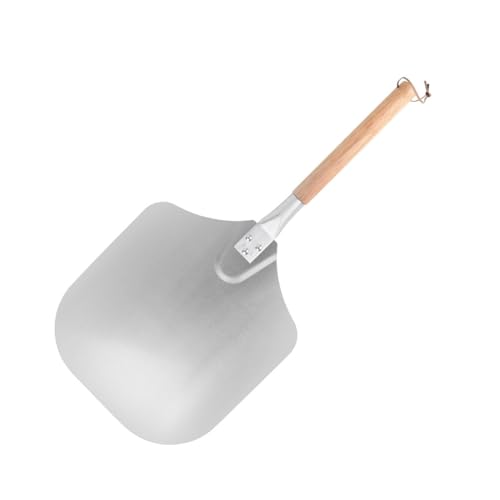 Yajuyi Cáscara de Pizza, Paleta de Pizza Portátil de Aleación de Aluminio para Horno de Pizza Casero