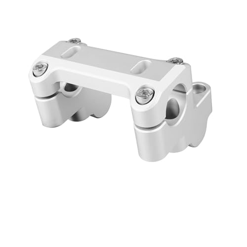 Risers de guidon pour BMW R1200 GS et R1250 GSA pinces de rehaussement argent
