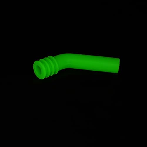 1PC RC Car Exhaust Extension Pipe Toy Car Boat Silicone Exhaust Extension Tube for RC Truck Boat Airplane Helicopter DIY Model Toy Exhaust Parts (10mm Green)