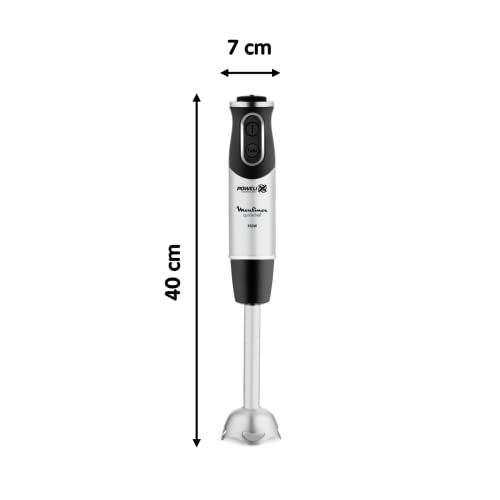Moulinex-Quickchef-DD65H8-Batidora-de-mano-1000-W-con-4-accesorios-1000-W-10-velocidades-accesorio-pasapure-picadora-varillas-vaso-medidor-y-pie-metalico-cuchillas-de-acero-robustas