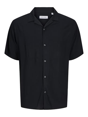Jjejeff Solid Resort Shirt S/S Sn : l'élégance de la coupe resort épurée pour homme
