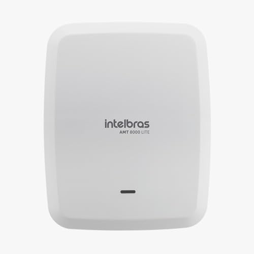Central de alarme 64 Zonas com sirene S/Fio RJ45 Monitorado via App celular Intelbras AMT 8000 Lite