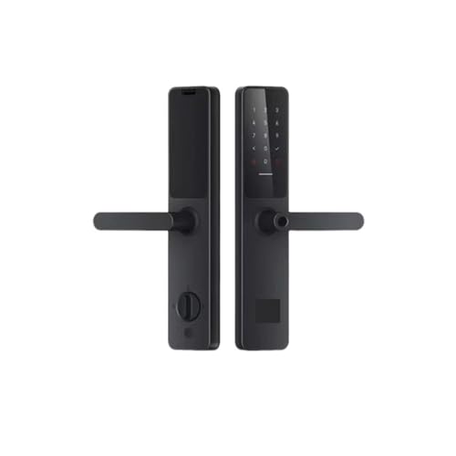 ZiShak Smart Türschloss Smart Türschloss A100 Pro Bluetooth 5.0 Entsperren Fingerabdruck Entsperren Arbeit Kompatibel für Apple Homekit Aqara Home (Farbe: 40-80mm)