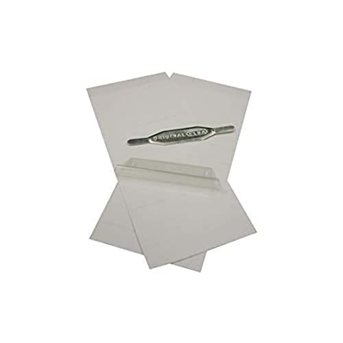 Preisvergleich Produktbild ELBA Kartoneinlagen für Pendelschrägsichtreiter, 2-zeilig, blanko, weiß