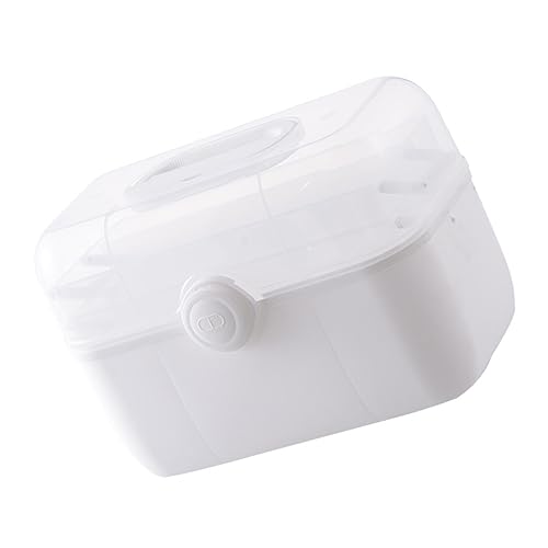 NOLITOY Emergency Kit First Aid Storage Box Multifunctional Kit Plastic Medicine Storage Cabinet
