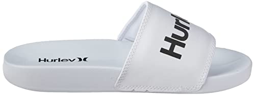 Hurley Slide Oneeonly, Chinelo Masculino, Branco/Branco, 39/40