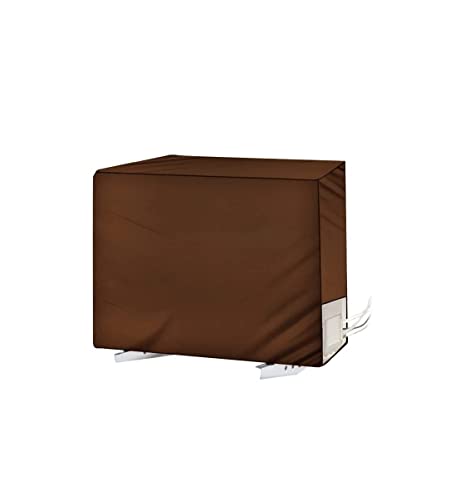 Image of Outdoor Split AC Cover - Protect Your 1.5 Ton AC from Dust and Water with this Dustproof /Water Resistant Cover (Brown)