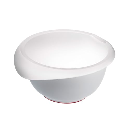 Westmark Bol para mezclar y hornear, 2.5 l, Con pico, Plástico, Blanco, 3152227W