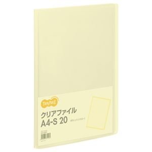 Amazon.co.jp: （まとめ） TANOSEE クリアファイル A4タテ 20ポケット
