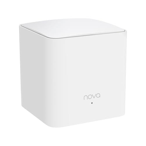 Image of Tenda Nova MX12 Mesh WLAN WiFi 6 System - AX3000 Dual Band Mesh System - Recommended for Huser with 2-4 Bedrooms - 3X Gigabit Port - Replaces WLAN Router & Repeater - Compatible with Alexa - 2 Pack