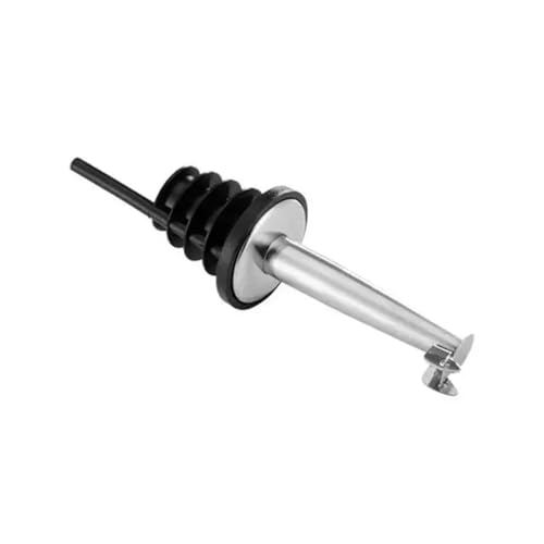 BGHYJKOL Stainless Steel Pourers Boquilla for Botella, vertedor de Aceite/Boca con tapón, Corcho, Vino Tinto, for Olla Seca, Barra dispensadora Oliva, Accesorios for el hogar