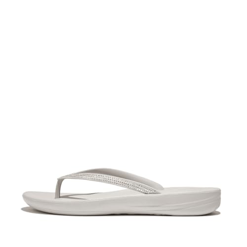 Image of FitFlop Women's iQUSHION Ombre-Sparkle Flip-Flops