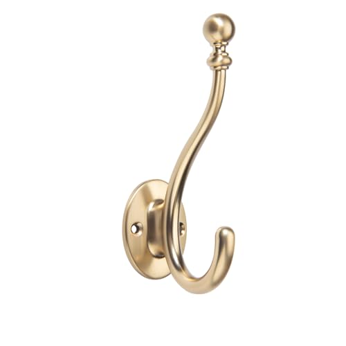 TUNNY Towel Hooks Bathroom - 5 Pack Champagne Bronze Coat