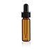 PREMIUM VIALS CREATIVE PACKAGING SOLUTIONS 1 Dram AMBER Glass Vial - Dropper - Pack of 1440