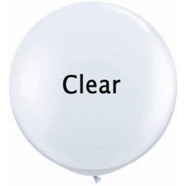 Image of AFTERLOON Biodegradable Balloons 3 pcs 36 Inch Orb Perfect Round Giant Extra Large Clear, Durable Thickened Strong Jumbo XL Big Helium Float, Birthday Party Decorations Stuffing