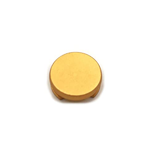 Image of 1pcs Metal Buttons for 3DS 3DS XL 3DS LL Analog Controller Stick Cap 3D Joystick Cap for 2DS New 2DS 3DS LL XL Thumbstick Button (Yellow)