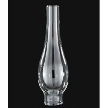 B&P Lamp 1 5/8 Inch by 8 1/2 Inch Clear Glass Lamp Chimney for Vintage and Antique Style Lighting