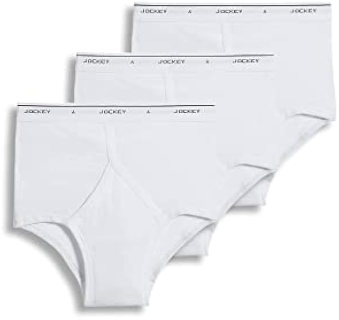 Jockey Men's Underwear Classic Full Rise Brief - 3 Pack