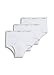 Jockey Mens Underwear Briefs - Classic Full Rise Design, Pack of 3 - Authentic Mens Underwear for Comfort and Quality, White, 38