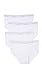 Calvin Klein Men's Underwear Cotton Classics 4 Pack Briefs, White, Small