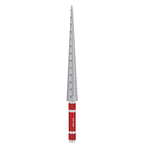 VINGVO Taper Gauge, calibres de paso de tornillo, herramienta de medición de grosor de metal de acero inoxidable de 3-15 mm miniatura 4