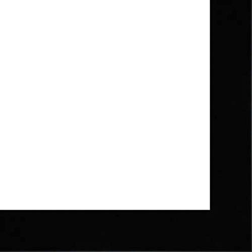 Shadow Box Picture Frame Moulding (Wood) 100ft Bundle - Contemporary Black Finish - 1" Width - 1 5/8" Rabbet Depth Shadowbox